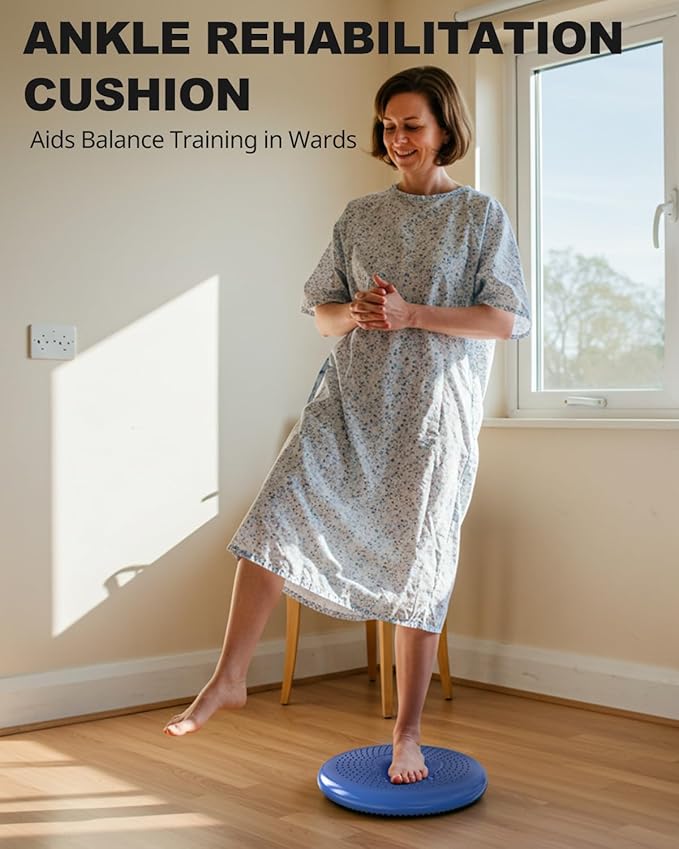 Trideer Wobble Cushion Core Balance Disc, Flexible Seating for Classroom Elementary, Wiggle Seat for Sensory Kids, Balance Pad with Inflation Pump