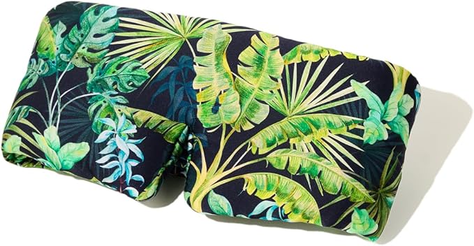 Glow People Silk Sleep Mask – 100% Mulberry Silk Eye Mask for Sleeping, Total Blackout, Cloud-Soft and Adjustable for Beauty Sleep and Travel - Tropics