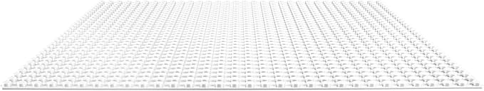 LEGO Classic White Baseplate 11010 Creative Toy for Kids, Great Open-Ended Imaginative Play Builders (1 Piece)