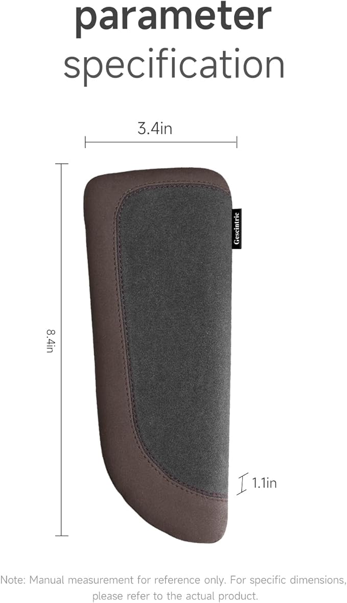 Alcantane Elbow Rest: Memory Foam Support for Car Legs and Knee, Anti-Fatigue