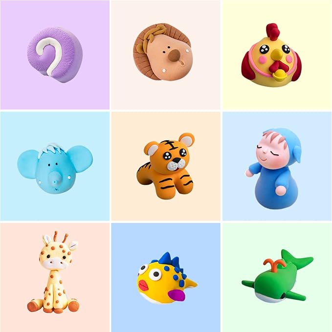 ARTME Polymer Clay, 82 Colors Clay Kit, Oven Bake Modeling Clay, Creative Polymer Clay Kit with Sculpting Tools and Jewelry Accessories, Non-Toxic, Ideal DIY Clay Gifts for Adults and Teens