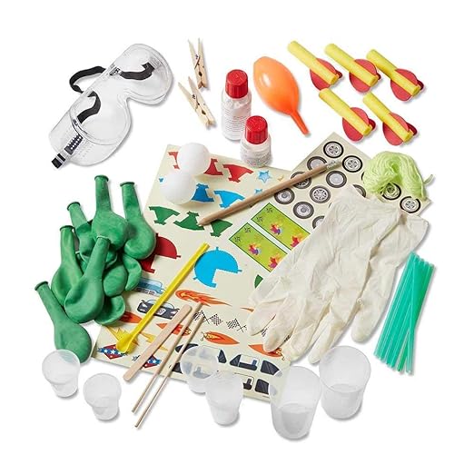 hand2mind Launch! Rocket Kids Science Kits, 18 STEM Experiments and Activities, Make Your Own Rocket, Solar System & Rocket Races | Educational Toys | STEM Authenticated