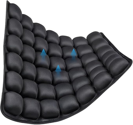 Travel Cushion Airplane Seat-Ergonomic Comfort Support,Air Inflatable Pressure Relief Seat Cushion Optimal Support for Long Sitting