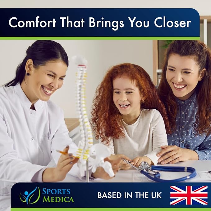 Sports Medica Doctor Developed Knee Pillow for Side Sleepers - Washable Cover Memory Foam Leg Pillow for Side Sleeping, Lower Back & Sciatica Pain Relief - Spine Alignment - Between Knee Hip Cushion