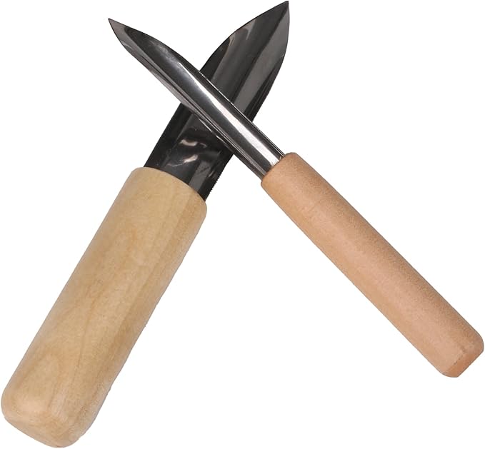 BQLZR Softer Pumpkins Skin Holes Tool Pumpkin Lantern Making Pumpkin Carving Kit Halloween Sculpting Tool for Fall Lanterns Pottery Clay Hole Ceramic Making Tool Pottery Hole Tool Pack of 4