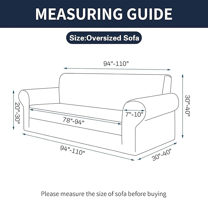 2025 New Stretch Oversized Sofa Slipcovers Couch Sofa Cover for 4 Seater Furniture Protector Covers with Elastic Bottom Jacquard Fabric Small Checks for Pets, Kids - Wine