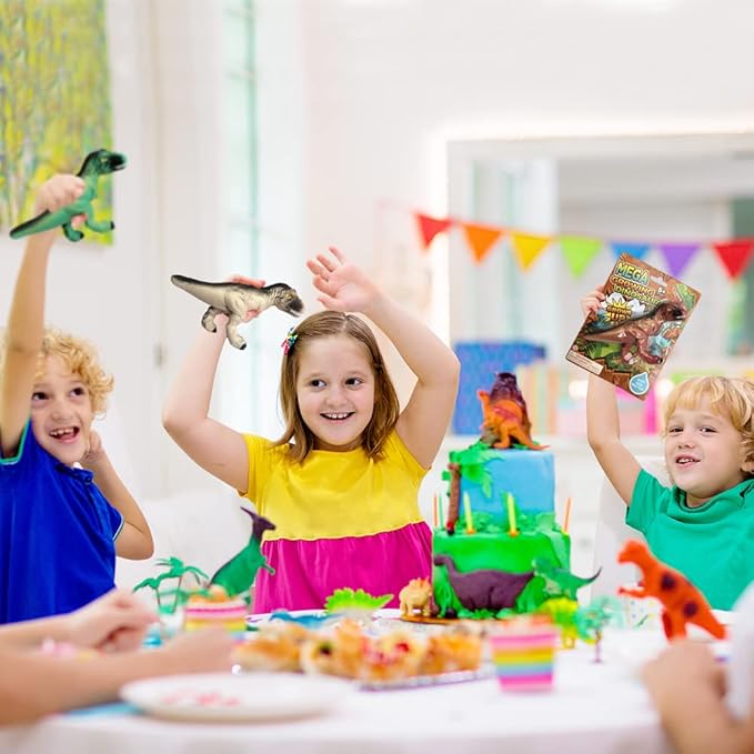 ArtCreativity Colossal Growing Dinosaurs, Set of 2, Dinosaur Water Growing Toys That Become 3X Big, Dinosaur Party Favors and Decoration Supplies, STEM Toys for Boys and Girls