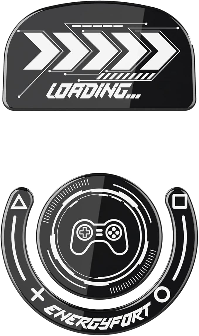 MOSHOU Glass Mouse Skates for Logitech G Pro X Superlight, Consistent Controllable Glide Polished 2.5D Curved Edge Superfast Gaming Mouse Feet Durable Sole (Black)