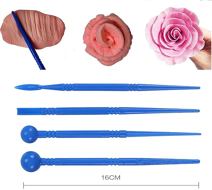 Langqun Air Dry Clay Sculpting Tools, Modeling Shaping Embossing for Kids and Adults,Polymer Clay Tools,Pottery Tools Kit 19Pcs