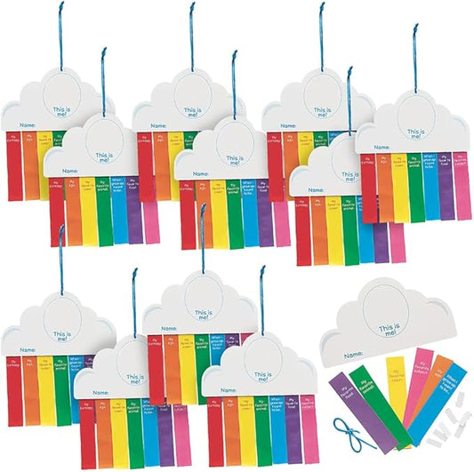 All About Me Rainbow Craft Kit - Craft Kits - 12 Pieces