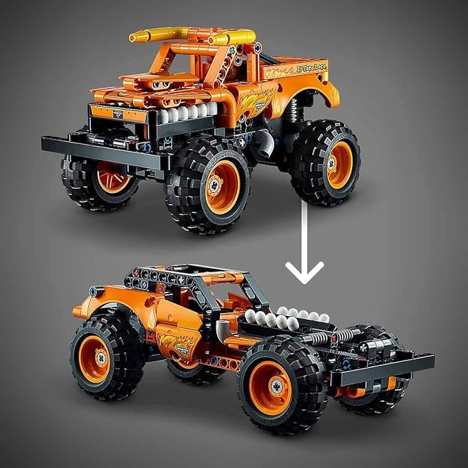 LEGO® Technic Monster Jam™ El Toro Loco™ 42135 Model Building Kit; 2-in-1 Pull-Back Toy