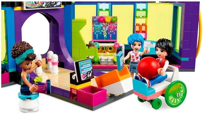 LEGO® Friends Roller Disco Arcade 41708 Building;Comes with a Toy Boat and Lots of Boat Accessories