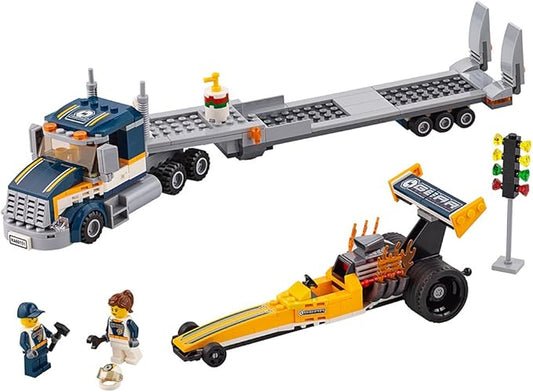 LEGO City Great Vehicles Dragster Transporter 60151