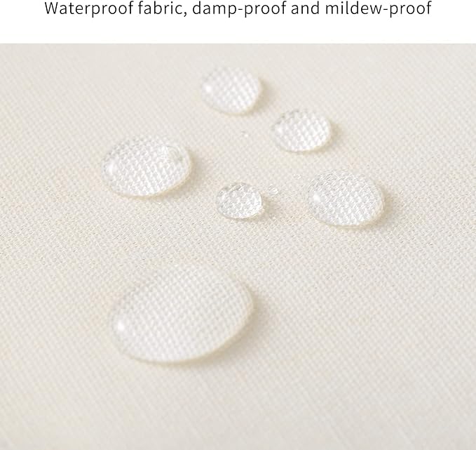 6-Pack Large Canvas Comforter Storage Bags Closet Organizer for Clothes Sweater Clothes Organizer with Dual Zipper Three Carrying Handles for Blanket Closet Storage Container