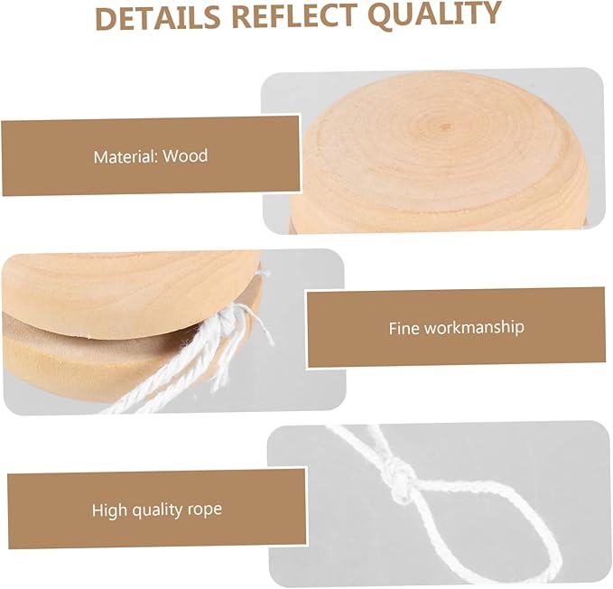 30 pcs Control Responsive Beginners Art Bearing Prizes Blank Xmas Boys and Favors Funny Children Birthday Stuffers Wood Wooden Craft Hand Party Bag Adults Unfinished