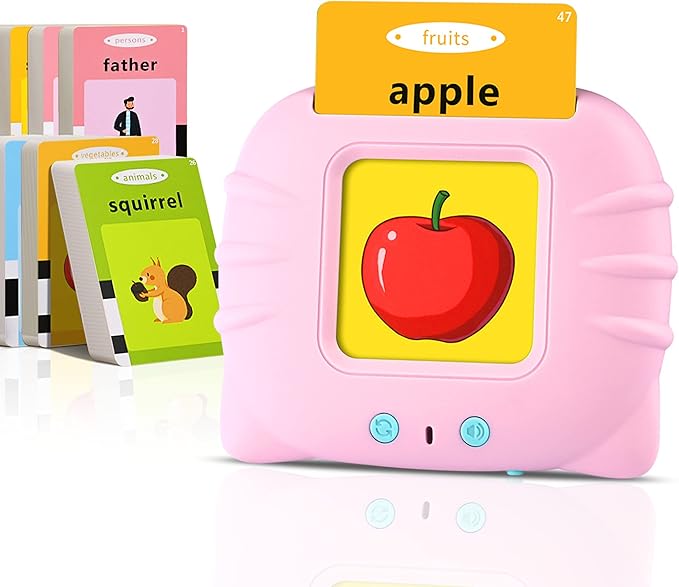 Toddler Toys Age 2-6, Girls Birthday Gift,Learning Toys for Toddlers, 224 Sight Words Educational Toys, Montessori Toys for 2 Year Old, Talking Flash Cards,Sensory Toys, Speech Therapy, Toys for Girls