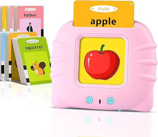 Toddler Toys Age 2-6, Girls Birthday Gift,Learning Toys for Toddlers, 224 Sight Words Educational Toys, Montessori Toys for 2 Year Old, Talking Flash Cards,Sensory Toys, Speech Therapy, Toys for Girls