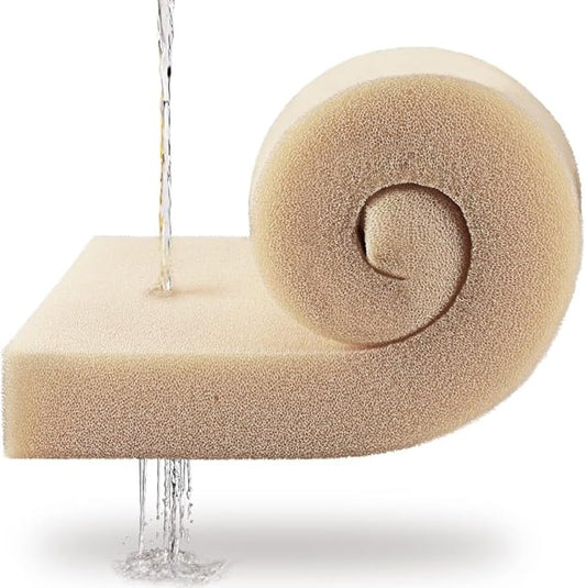 FoamRush 9" x 26" x 26" Water-Resistant Dry Fast Outdoor Upholstery Foam Sheet for Outdoor & Marine Furniture (Chair Cushion Foam for Patio Furniture, Boat Seat Cushion Replacement)