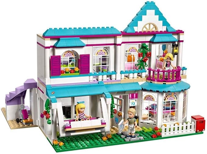 LEGO Friends Stephanie's House 41314 Build and Play Toy House with Mini Dolls, Dollhouse Kit (622 Pieces)