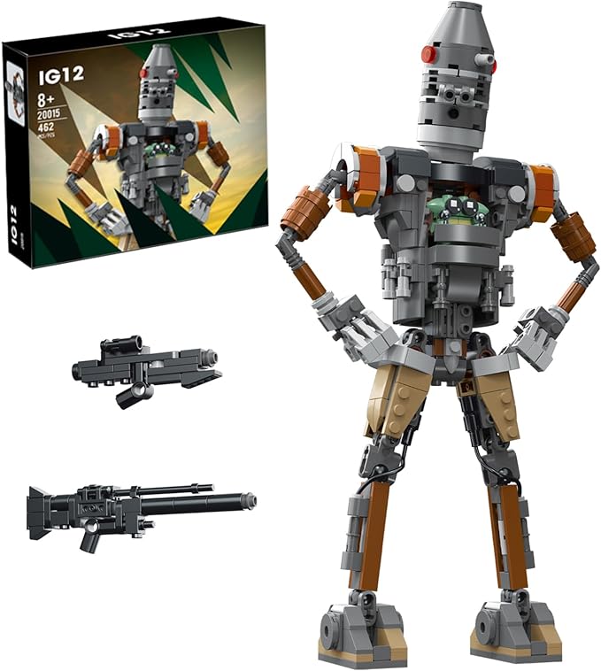 Ideas Robot Building Kit Compatible with Lego Sets for Adutls,Collectible Mech Action Figure Toys for Boys 8-14 Years and Up 462 pcs