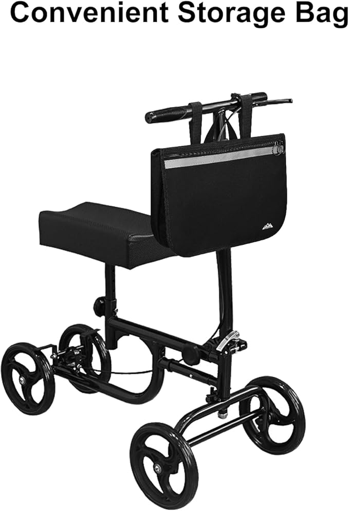 supregear Wheelchair Side Bag, Waterproof Storage Pouch for Rollator, Walkers, Power Wheelchairs and Knee Scooters - Wheelchair Armrest Bag for Elderly Seniors Portable Travel Tote