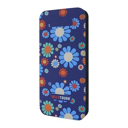 MELOTOUGH Garden Kneeling Pad, 1" Thick Soft NBR Foam Kneeling Pads for Gardening, Cleaning, Work - Lightweight & Comfortable, 15.75"x7.2" (Blue Flower)