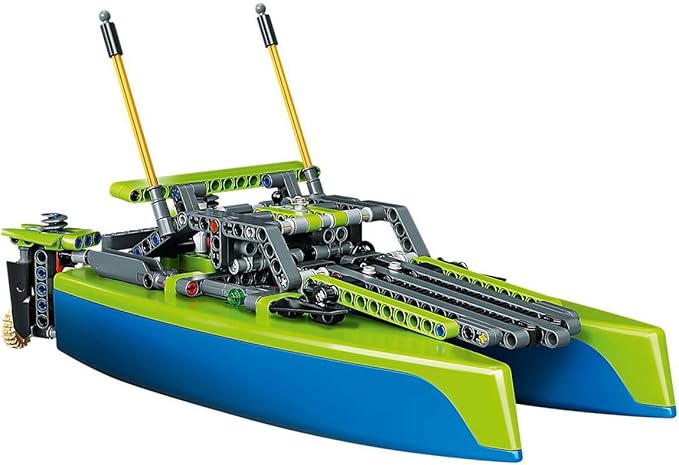 LEGO Technic Catamaran 42105 Model Sailboat Building Kit (404 Pieces)