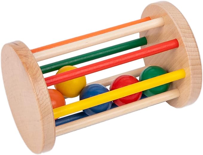 Adena Montessori Play Kit for 7-8 Months Baby,9 in 1 Learning Educational Toys for Toddler,Include Object Permanence Box,Different Balls,Shape Puzzles and More,Christmas Birthday Gift for Boys Girl