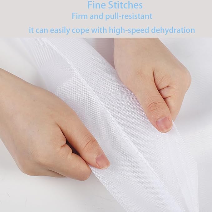 GUOZCARAY 1 Pack 43 x 35 inch and 3 Pack 24 x 24 inch Oversize Laundry Bags Mesh Wash Bags, Large Delicates Bag for Washing Machine, Jumbo Laundry Sack for Washing Big Clothes, Bed Sheet, Bedc