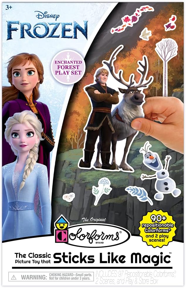 Colorforms — Disney Frozen Box Set — Pieces Stick Like Magic — Creative Storytelling Fun! — Ages 3+