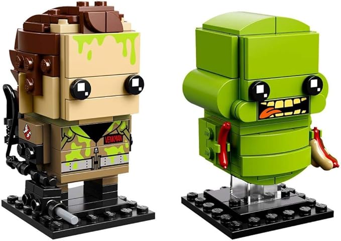 LEGO BrickHeadz Peter Venkman & Slimer 41622 Building Kit (228 Piece) (Amazon Exclusive)