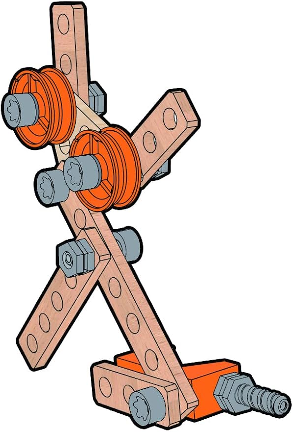 Hape Junior Inventor Experiment Starter Kit | 42 Piece Construction Building Toys, STEAM Science Kit for Kids 4 Years and Up