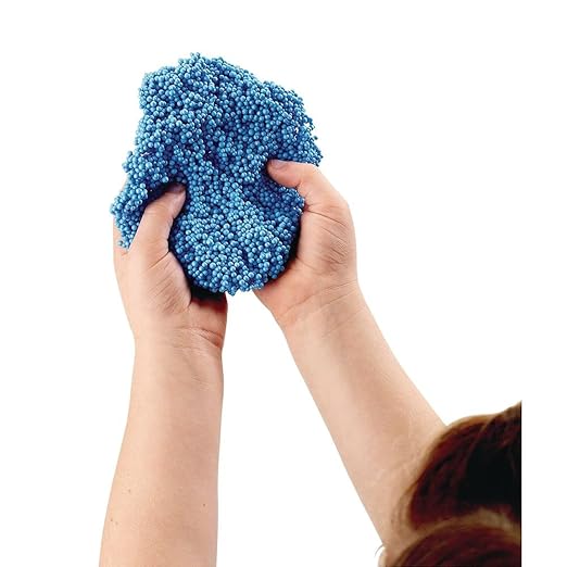 Colorations IncredibleFoam Dough, 4 Colors, 3 1/2 ounces each, Plastic Tubs for Storage, Foam Modeling Dough for Kids, Mess Free Dough, Sensory Modeling Dough, Non Drying for Reshaping, Non Toxic