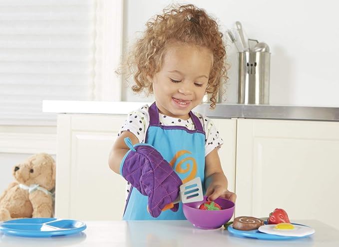 Learning Resources New Sprouts Chef Set, Toddler Play Kitchen Set, 4 Pieces, Ages 2+