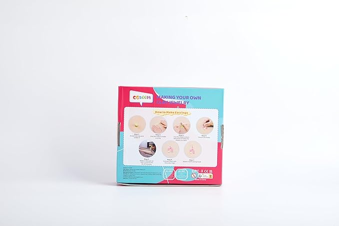 CGBOOM 527Pcs Polymer Clay Earring Making Kits, 3 in 1 Clay Kit Earring and Bracelet Making Kit, Polymer Clay kit for Adults Teens Girls