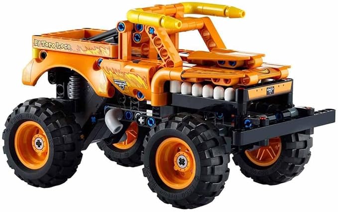LEGO® Technic Monster Jam™ El Toro Loco™ 42135 Model Building Kit; 2-in-1 Pull-Back Toy