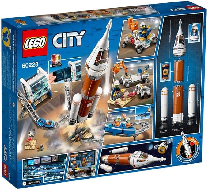 LEGO City Space 60228 Deep Space Rocket and Launch Control (837 Parts)