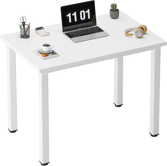 Need Computer Desk - 31.5 Inch Office Writing Work Study Kids Student Teacher Home Bedroom Table for Small Space, White