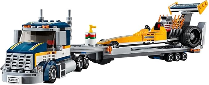 LEGO City Great Vehicles Dragster Transporter 60151
