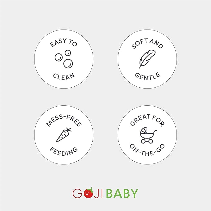 4 oz Silicone Baby Food Dispensing Spoon - 2 Pack - Great for 4+ Month Infants - Includes Stopper - Easy to Use and Mess-Free - Precise Food-Release Feeder - Great for Travel (Green)