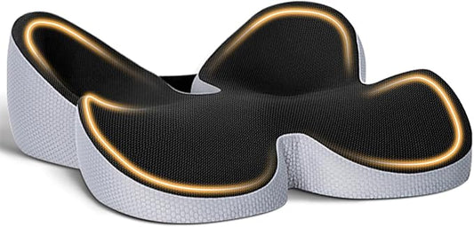 Seat Cushion for Office Chair,Butterfly Memory Foam Seat Cushion for Office,Dask,Car,Wheelchair, Tailbone Pain Relief Cushion for Long Sitting - Back, Sciatica, Coccyx,Hemorrhoids