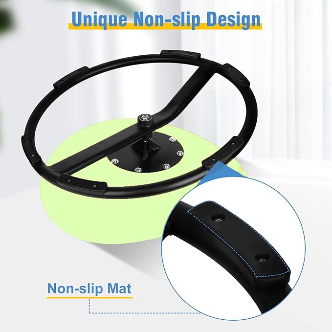 Kids Sensory Swivel Chair, Autism Spinning Chair for Kids Sensory, Sensory Toy Chair, Training Body Coordination, No Assembly Required (Light Green)