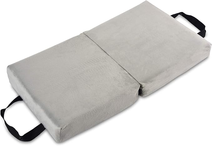 i frmmy Memory Foam Extra Thick Kneeling Cushion Pad- Garden Kneeler for Gardening, Bath Kneeler for Baby Bath, Knee Mat for Work, Extra Large 22x 12 Inch, Thick 2.9 Inch (Gray)
