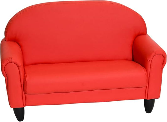 Children's Factory As We Grow Toddler Sofa, Flexible Seating for Daycare or Preschool, Kids Reading Couch, Playroom Furniture, Red