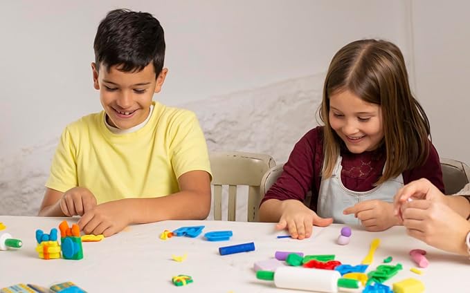 Jovi - Reusable Non-Drying Modeling Clay, 30 White Plasticine Bars, 1.75 oz Each, Perfect for Arts & Crafts Projects