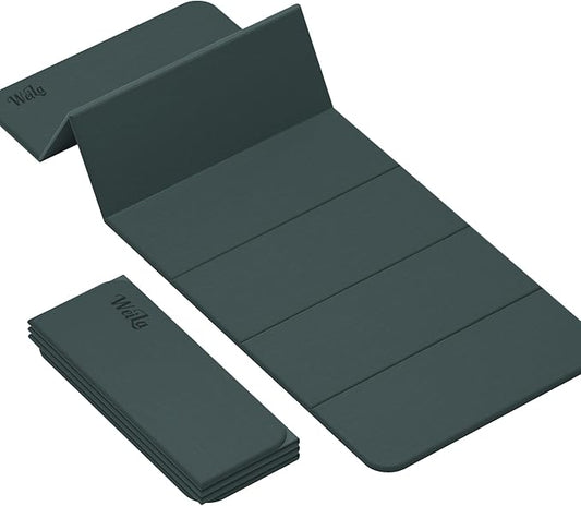 1/2 Inch Extra Thick Yoga Mat Pilates Equipment, 69"x24" Odorless Workout Mats for Home Gym, Non-slip Exercise Mats for Women Men Home Workout, Foldable Yoga Mats for Travel Camping Sleeping