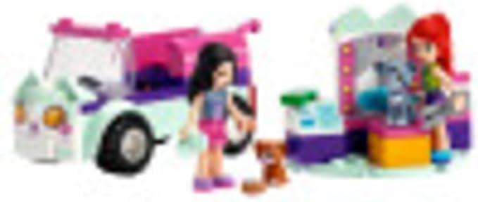 LEGO Friends Cat Grooming Car 41439 Building Kit; Collectible Toy That Makes a Great Holiday or Birthday Gift Idea, New 2021 (60 Pieces)