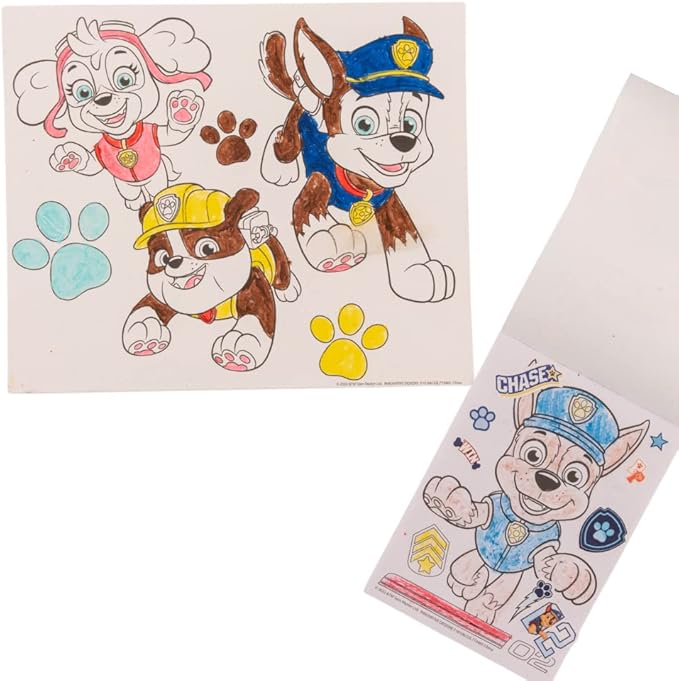 Innovative Designs Paw Patrol Creative Coloring Canvas Painting and Activity Set for Kids, 1000+ pcs
