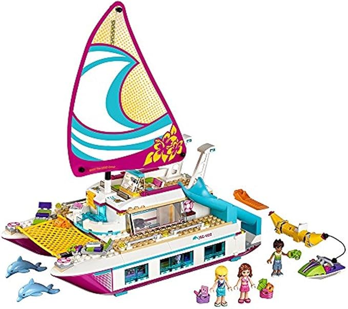 LEGO Friends Sunshine Catamaran 41317 Building Kit (603 Piece)