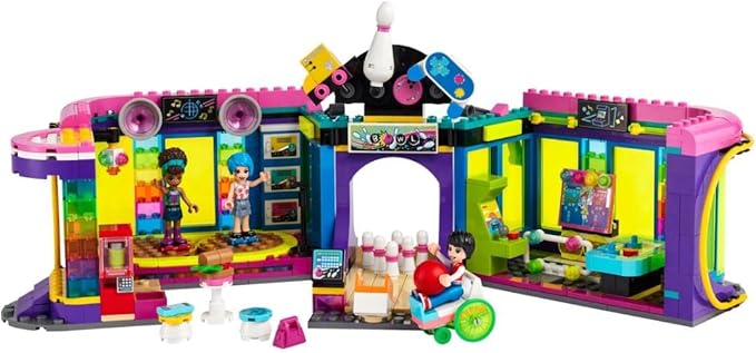 LEGO® Friends Roller Disco Arcade 41708 Building;Comes with a Toy Boat and Lots of Boat Accessories
